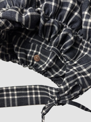 KIOTO DARK GREY CHECKERED