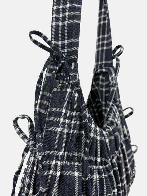 KIOTO DARK GREY CHECKERED